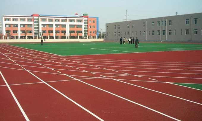 混合型塑膠跑道施工技術(shù)指標(biāo)
